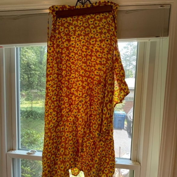 Faithfull the Brand Jasper midi skirt size 8 - Picture 10 of 12